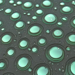 raindrops falling from an Asian roof, close up view