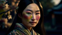 portrait geisha photo 4k