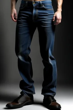 Man's boot cut jeans