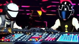 daft punk and Deadmau5 play battle bingo