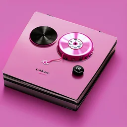 Pink CD-R design