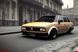 a renault 12 car version classic, 4k ,ultra realistic,concept 4k ,on street,classic, parked