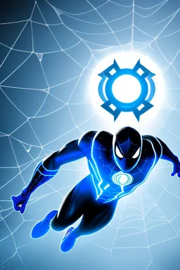 spider-man, DC blue lantern, blue lantern symbol