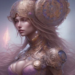 fantasy magic, intricate, sharp focus, illustration, highly detailed, digital painting, concept art, artgerm and paul lewin and kehinde wiley, masterpiece sexy lips with a smile Celtic Lord body outer space pretty, pink blue