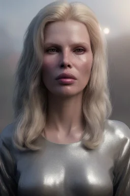 Ultra Realistic retro sci-fi scene, portrait, blonde woman, sweet young Kim Basinger face, perfect iris, glow eyes, makeup. Saturn background, Retro sci-fi style, helmet, tight latex coat, fog, rain, soft color, highly detailed, unreal engine 5, ray tracing, RTX, lumen lighting, ultra detail, volumetric lighting, 3d, finely drawn, high definition, high resolution.