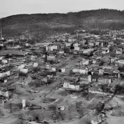 Valjevo center after nuclear war