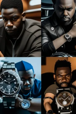 generate image of brand black owned watch companies which seem real for blog