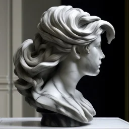 marble sculpted hair