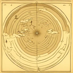 A weather chart drawn by M. C. Escher.