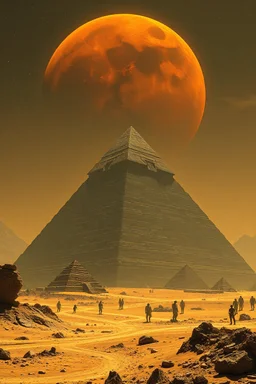 mars alien or humab building pyramids
