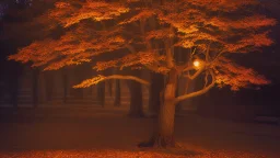 fall tree wonder Street light by Andrea del sarto