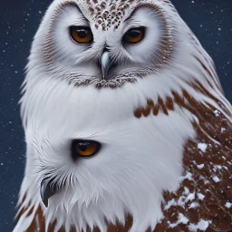 snow OWL EAGLE