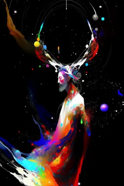 prismatic hair ethereal transparent prism astral projection Male antlers druid beard sparkling radiance prismatic shining starlight enshrouded dusk