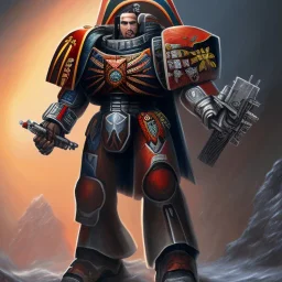 Henry Cavil as a space marine