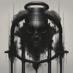 fluid brutal minimalism art darkness