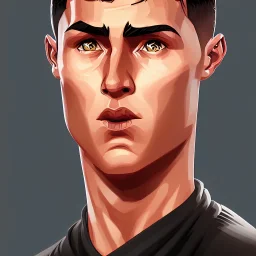 portrait of cristiano ronaldo