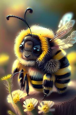 The most adorable bumble bee