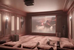 a dedicated home cinema room