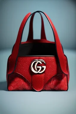 Gucci bag made by muppet face, Sesame Street style, retro style, photo studio, unreal engine 5, god lights, ray tracing, RTX, lumen lighting, ultra detail, volumetric lighting, 3d.