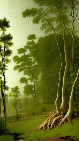 The life of plants is now hidden In these green flowers and strange stumps of branches, How dare you let this beauty forest,Your precious soul, Go, so that she would wander the world, Bruegel painting style