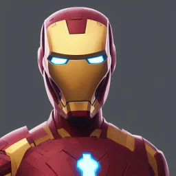 Futuristic helmet, style iron man