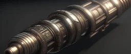 an old ancient looking lightsaber hilt. 4k, highly detailed