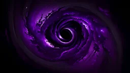 cosmic black whole , in purple ish colour
