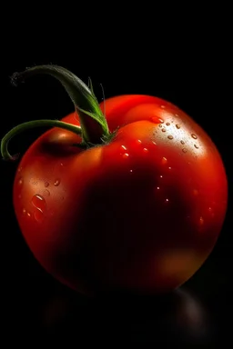 tomato in studio lighting