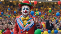 vladimir zelensky dressed as a clown