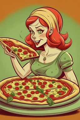 If pizza was a woman