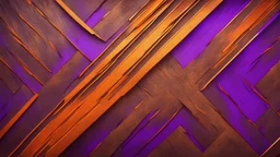 Hyper Realistic Glowing-Golden-Diagonal-Intersecting-Lines on rustic-orange-&-purple-rustic-wall with embers