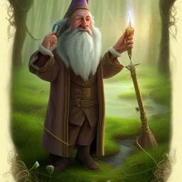 merlin the wizard in swamp