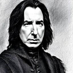 high-quality, fine-detail close-up pen and pencil sketch of alan Rickman as Severus Snape, portrait, young, 8k resolution, intricate, digital art, detailed matte painting, photorealistic, volumetric lighting, brian froud, howard lyon, selina french*, anna dittmann, annie stokes, lisa parker, greg rutowski