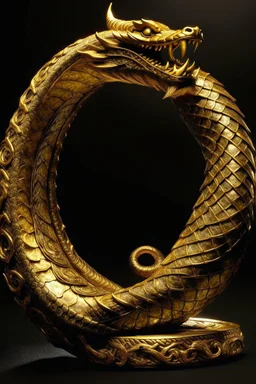 golden ouroboros