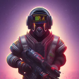 cyberpunk honey badger