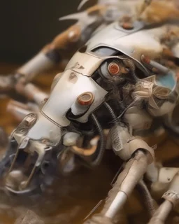 horror, swarming mechanical robotic insects, bugs, cockroaches, flies, spiders, ticks, parasites screaming person, pain, decay