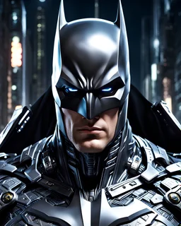 Batman cyborg, calidad ultra, hiperdetallado, maximalistas, increíble obra de arte