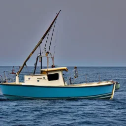 barco pescador de vela