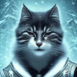 Ворох мокрых от снега усов и пушистая, хитрая морда - всем известно лукавство котов, и особенно тех, что горды....