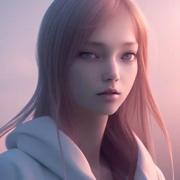 Anime, female student studying on window,perfect face, cool face, ultra detail, unreal engine 5, cinema4d, sun light, studio lighting --ar 1:1 --v 4