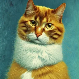 Porträt einer Katze von Van Gogh