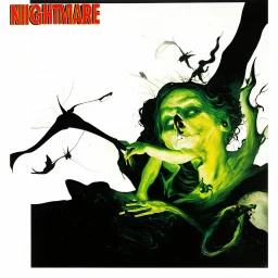 nightmare neon reveries, by Dave McKean, by Graham Sutherland, surreal horror, by Auturo Souto album cover design