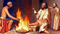 first-century medicine using fire to heal a person