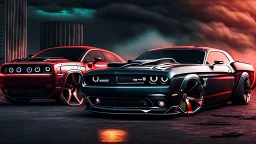 dodge challenger SRT Hellcat x Bentley fusion, super detailed, 4K, Wallpaper
