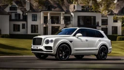 Bentley Cullinan , desktop wallpaper, 4K rear view, center