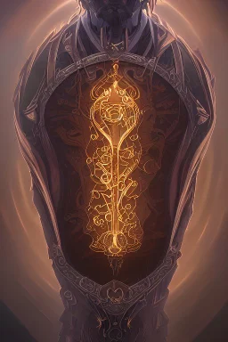 foggy, ominous, intricate and sharp tattoo style art, elegant golden hourglass with golden rings enclosing the glass dome chambers. in the upper chamber is a sandstorm tornado-like question mark swirling down and pouring though the neck into a large pile of human bones.