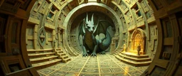 CYBERMAGIC: THE OCCULT ARCHITECTURE OF "ARTIFICIAL INTELLIGENCE", in the Escher and Bach, with a messed up dragon hiding somewhere, pin hole cam pic