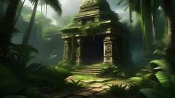 renascence portal lost temple in jungle palms