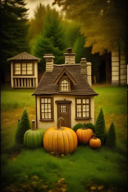 witch, pumpkin, Harry Potter, cottage, earthy