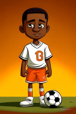 Charles Sago Jr Footballer .cartoon 2d